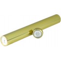 Tubo Humidor Adorini con igrometro - oro